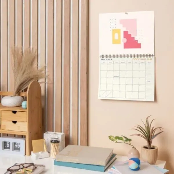 Stock 12 Month Calendar. Pick your color scheme, and choose coil... from ASI 74710 Numo