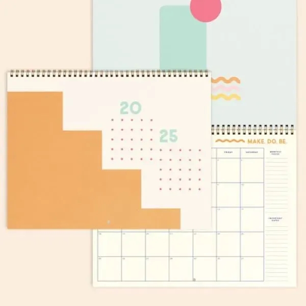 Stock 12 Month Calendar. Pick your color scheme, and choose coil... from ASI 74710 Numo