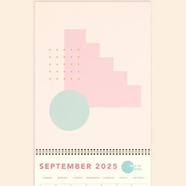 Stock 12 Month Calendar. Pick your color scheme, and choose coil... from ASI 74710 Numo