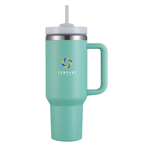 40 Oz Double Walled Vacuum Sealed Tumbler Mug with Powdered Finish.... from ASI 68190 Lungsal / Lungsal