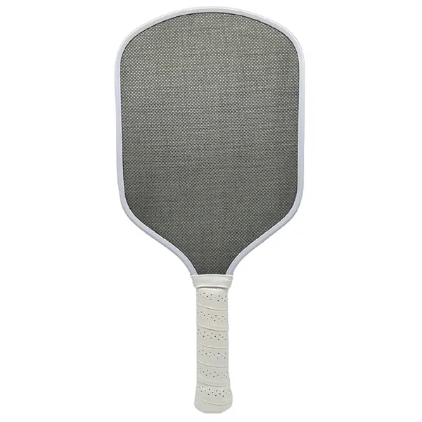 Carbon fiber electroplated fiberglass pickle ball paddle plus full color UV... from ASI 37218 Athena Promo (tm)