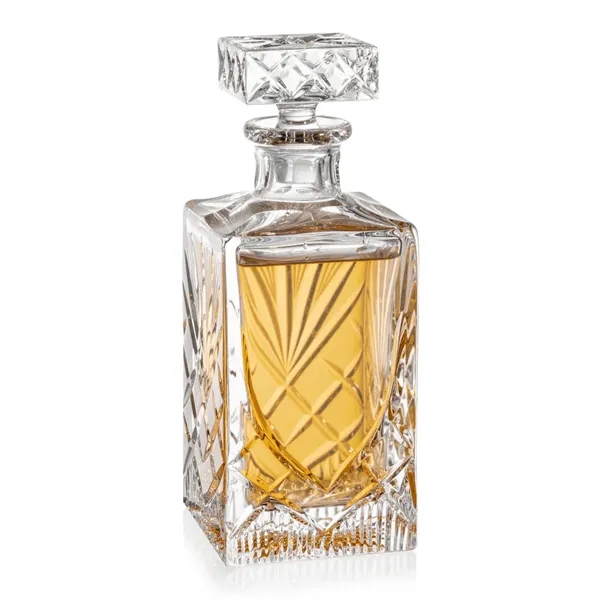 Crystal square 28 oz. decanter with an engraving area.... from ASI 84592 St Regis Group