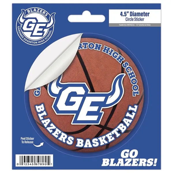 Roll Stickers / Decal - Indoor Permanent - 4.5" Circle Kiss... from ASI 91760 Tradenet Publishing / TradeNet Line