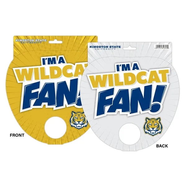 8.25" x 7.08" Small Perforated Palm Leaf Hand Fan Hanger (8.25"... from ASI 91760 Tradenet Publishing / TradeNet Line