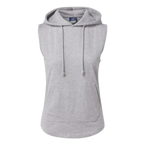 MV Sport Women's Kinsley Sleeveless Hooded Sweatshirt... from ASI 84358 S&S Activewear