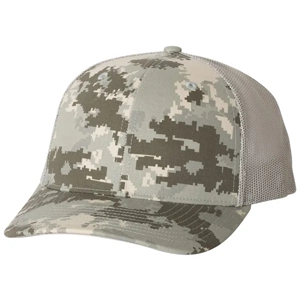 Richardson Patterned Snapback Trucker Cap... from ASI 30208 A P Specialties / AP Specialties