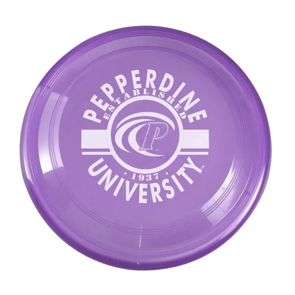 9 inch translucent flying disc plus 1 color silkscreen imprint on... from ASI 37218 Athena Promo (tm)