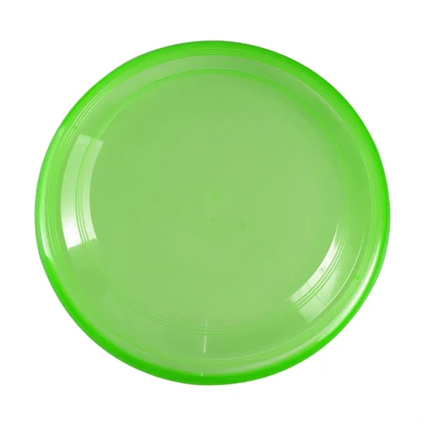 9 inch translucent flying disc plus 1 color silkscreen imprint on... from ASI 37218 Athena Promo (tm)