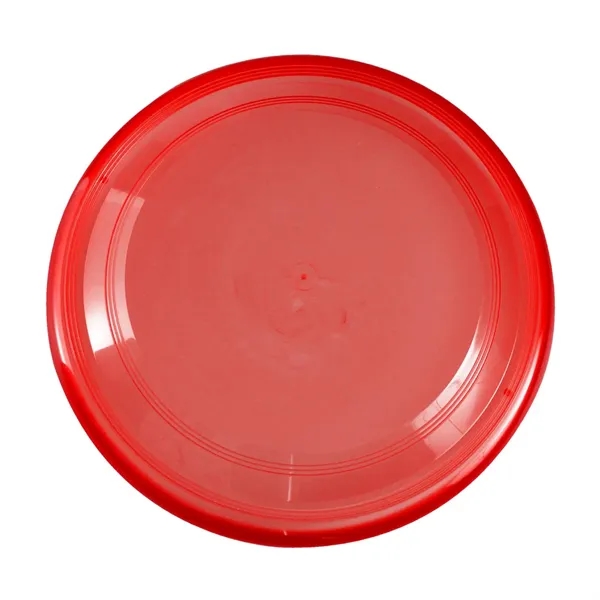 9 inch translucent flying disc plus 1 color silkscreen imprint on... from ASI 37218 Athena Promo (tm)