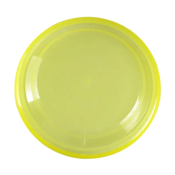 9 inch translucent flying disc plus 1 color silkscreen imprint on... from ASI 37218 Athena Promo (tm)