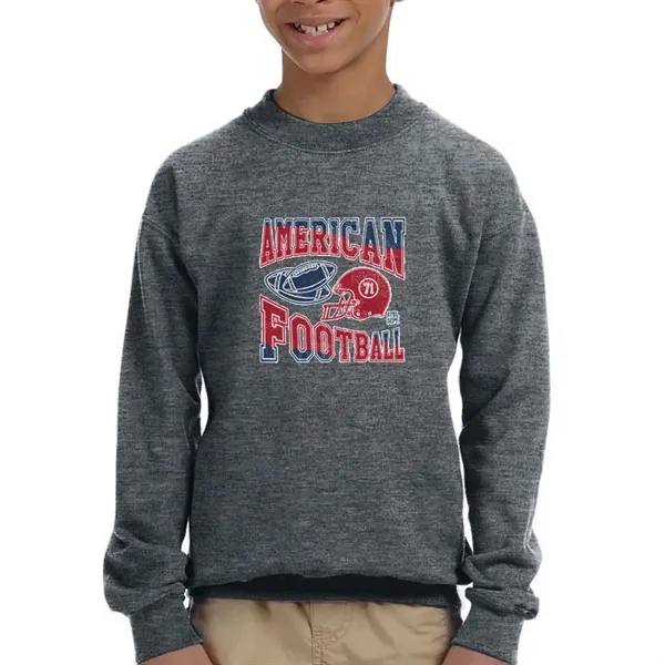 Youth crewneck Gildan sweatshirt (7.75 oz.) made from a blend of... from ASI 39552 BEL Promo