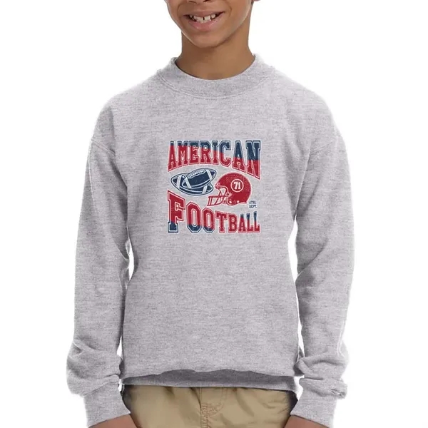 Youth crewneck Gildan sweatshirt (7.75 oz.) made from a blend of... from ASI 39552 BEL Promo