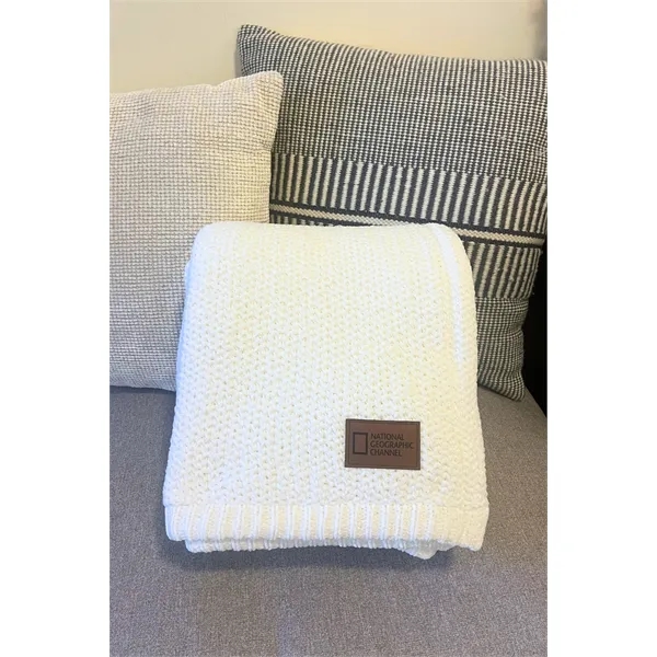 Unique and luxurious waffle texture on one side and sherpa on... from ASI 73520 Neet Feet / Kanata Blanket