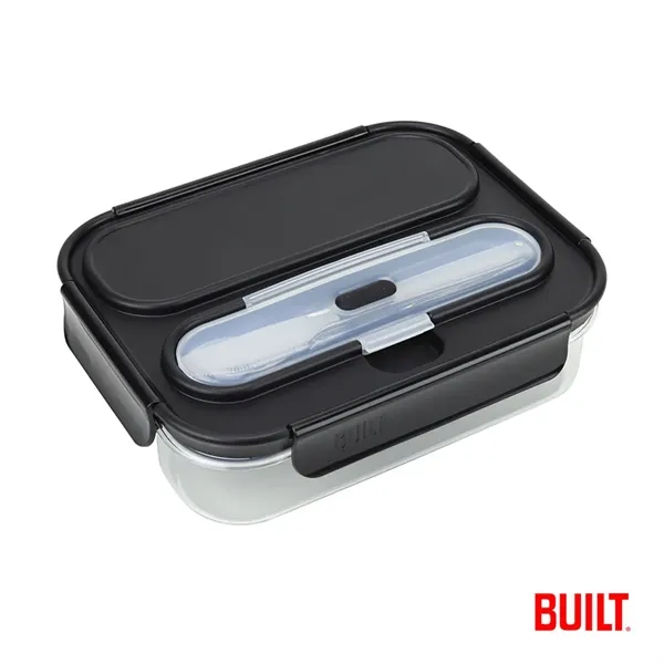 The BUILT® 2 Compartment Bento Lunch Box w/Ice Pack features a... from ASI 84592 St Regis Group