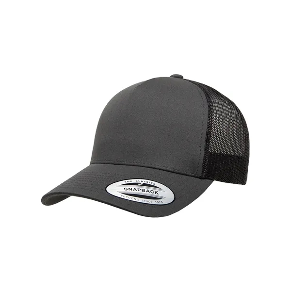 Yupoong adult 5-panel retro trucker cap with a 5-panel, structured, mid-profile... from ASI 34063 alphabroder