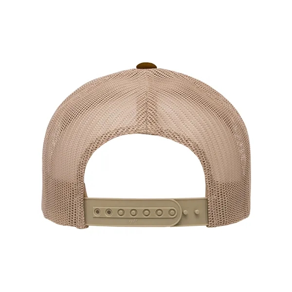 Yupoong adult 5-panel retro trucker cap with a 5-panel, structured, mid-profile... from ASI 34063 alphabroder