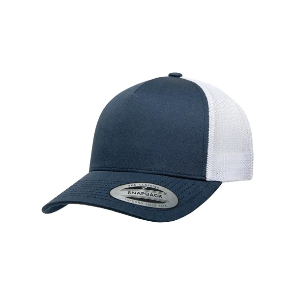 Yupoong adult 5-panel retro trucker cap with a 5-panel, structured, mid-profile... from ASI 34063 alphabroder