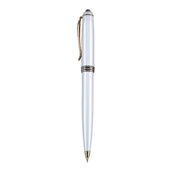 Twist action ballpoint pen with brass construction barrel.... from ASI 31517 Admart Products / Admart Line