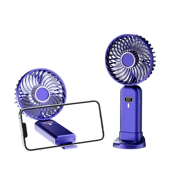 Digital foldable handheld fan with phone stand plus 1 color silkscreen... from ASI 37218 Athena Promo (tm)