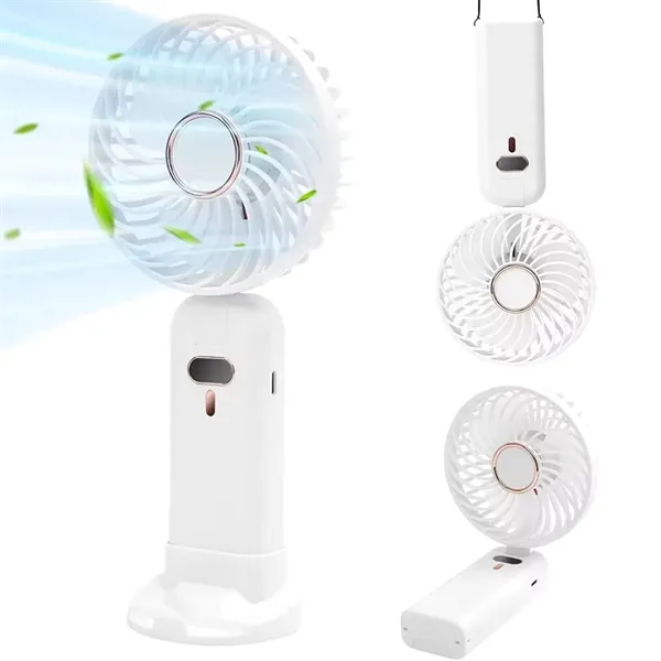 Digital foldable handheld fan with phone stand plus 1 color silkscreen... from ASI 37218 Athena Promo (tm)