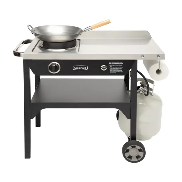 Outdoor wok station powered by a 50,000 BTU patent-pending propane burner... from ASI 56070 Gemline / Gemline®