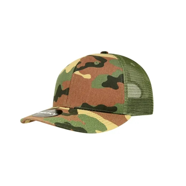 6-panel cap with a structured mid-crown, curved visor, and snapback closure.... from ASI 72657 Active Life Promo