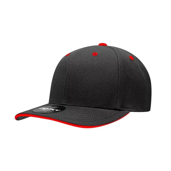 6-panel cap with a sandwich bill, curved visor, and hook &... from ASI 72657 Active Life Promo