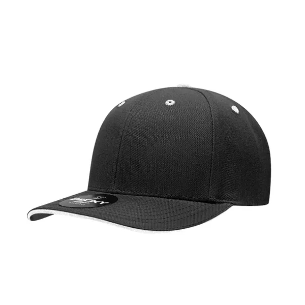6-panel cap with a sandwich bill, curved visor, and hook &... from ASI 72657 Active Life Promo
