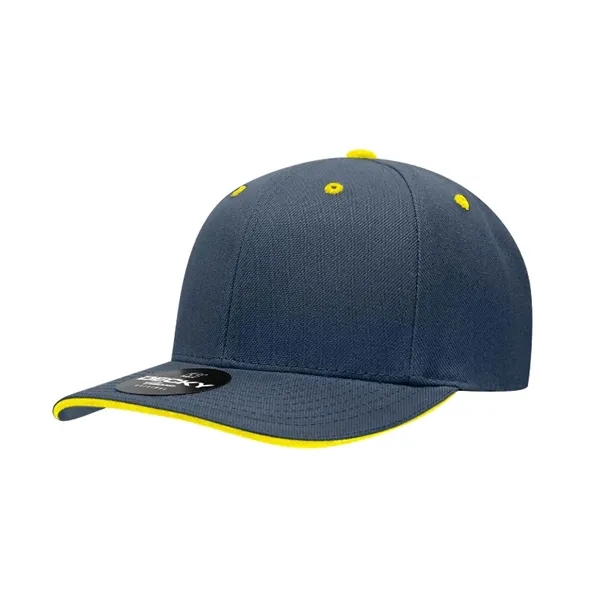 6-panel cap with a sandwich bill, curved visor, and hook &... from ASI 72657 Active Life Promo