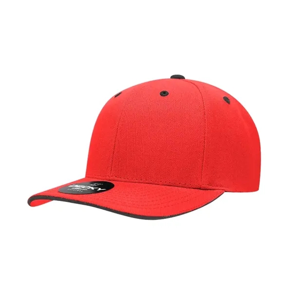 6-panel cap with a sandwich bill, curved visor, and hook &... from ASI 72657 Active Life Promo