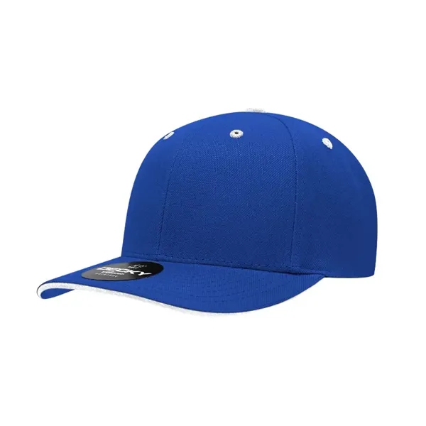 6-panel cap with a sandwich bill, curved visor, and hook &... from ASI 72657 Active Life Promo