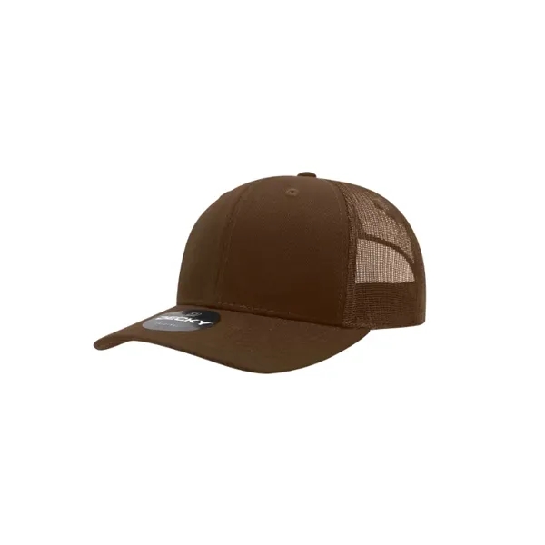 Decky Classic Trucker Cap with stitched eyelets, cotton sweatband, curved visor,... from ASI 72657 Active Life Promo