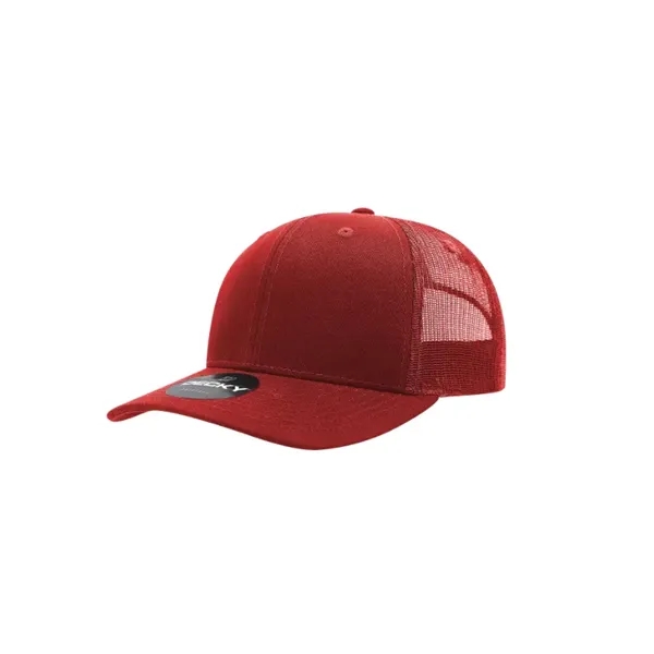 Decky Classic Trucker Cap with stitched eyelets, cotton sweatband, curved visor,... from ASI 72657 Active Life Promo