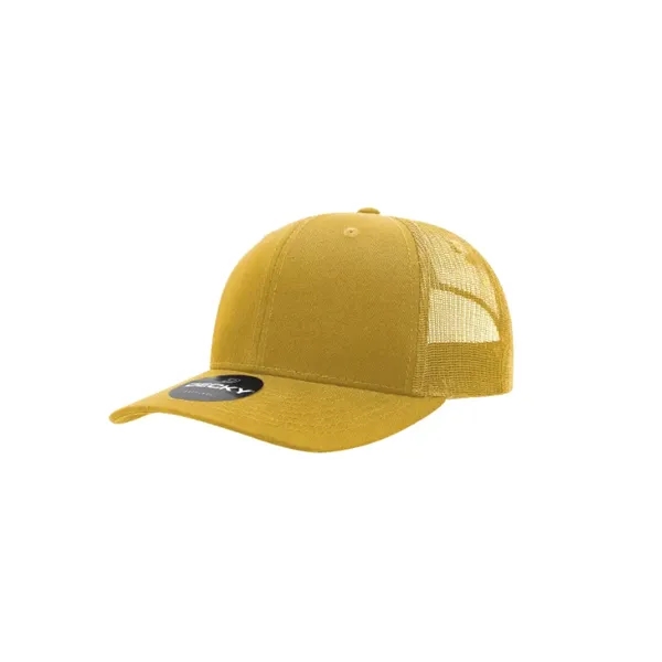 Decky Classic Trucker Cap with stitched eyelets, cotton sweatband, curved visor,... from ASI 72657 Active Life Promo