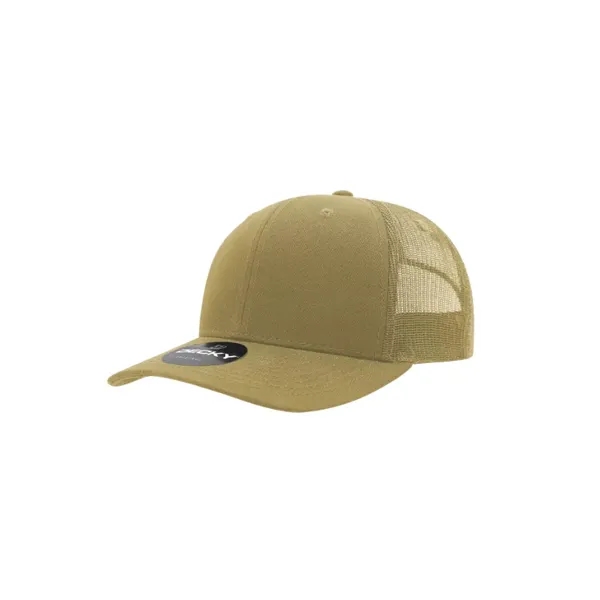 Decky Classic Trucker Cap with stitched eyelets, cotton sweatband, curved visor,... from ASI 72657 Active Life Promo