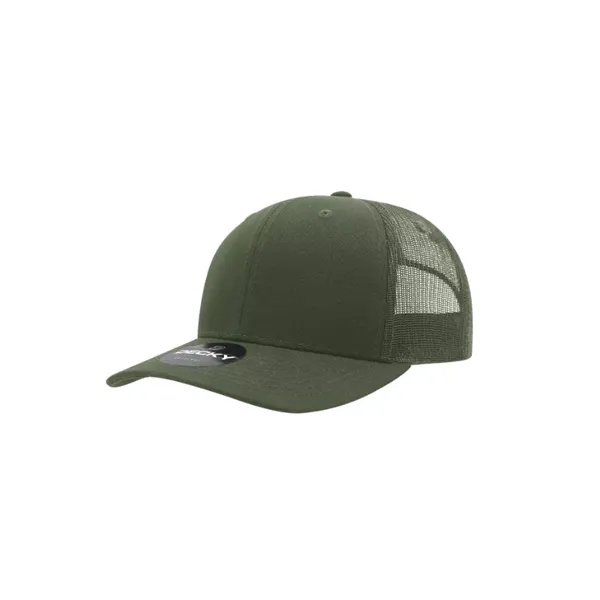 Decky Classic Trucker Cap with stitched eyelets, cotton sweatband, curved visor,... from ASI 72657 Active Life Promo