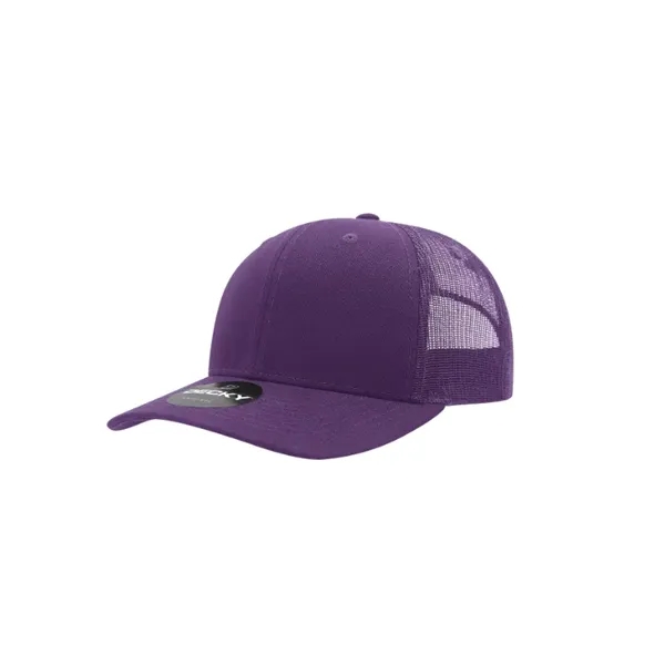 Decky Classic Trucker Cap with stitched eyelets, cotton sweatband, curved visor,... from ASI 72657 Active Life Promo