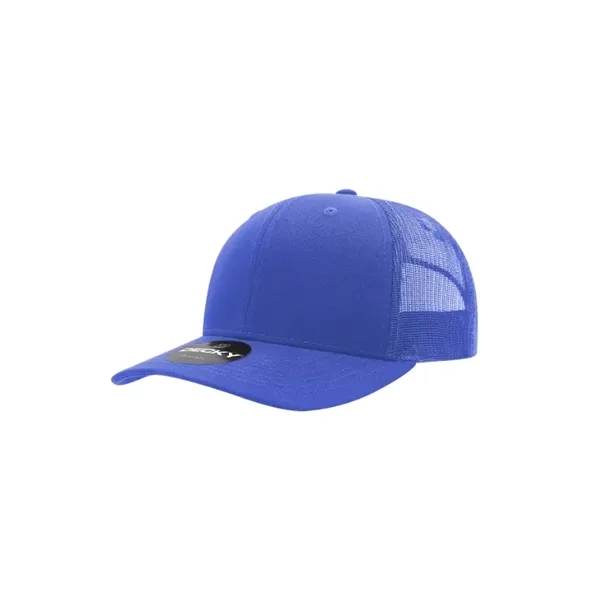 Decky Classic Trucker Cap with stitched eyelets, cotton sweatband, curved visor,... from ASI 72657 Active Life Promo