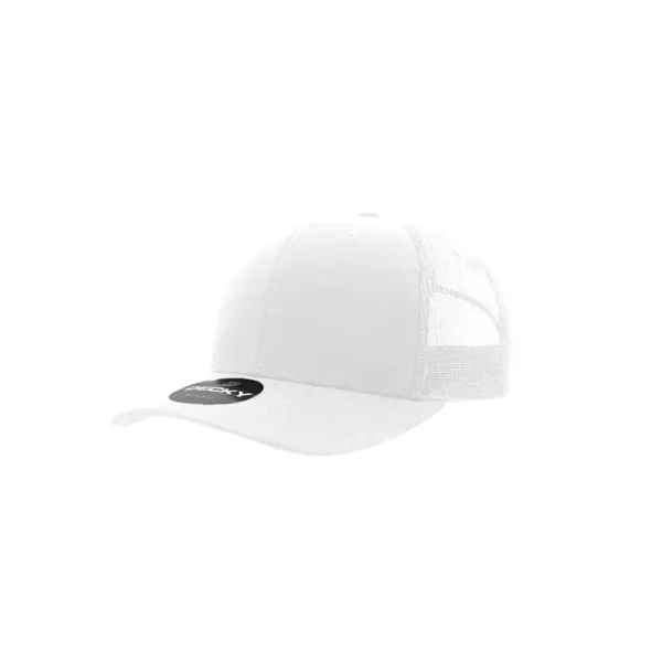 Decky Classic Trucker Cap with stitched eyelets, cotton sweatband, curved visor,... from ASI 72657 Active Life Promo