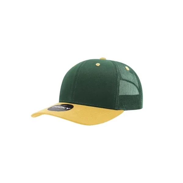 Decky Classic Trucker Cap with stitched eyelets, cotton sweatband, curved visor,... from ASI 72657 Active Life Promo