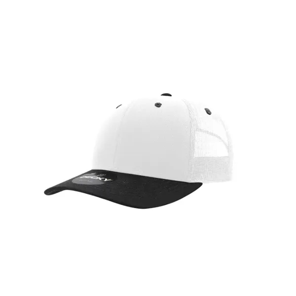 Decky Classic Trucker Cap with stitched eyelets, cotton sweatband, curved visor,... from ASI 72657 Active Life Promo