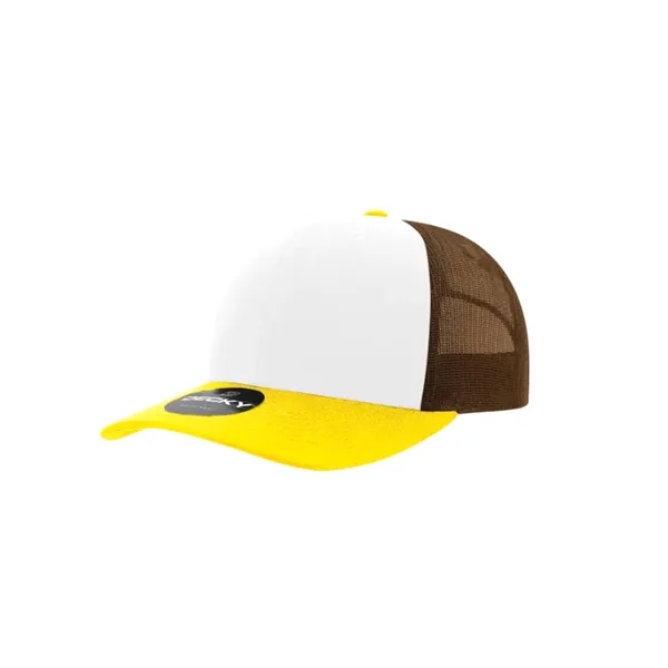 Decky Classic Trucker Cap with stitched eyelets, cotton sweatband, curved visor,... from ASI 72657 Active Life Promo