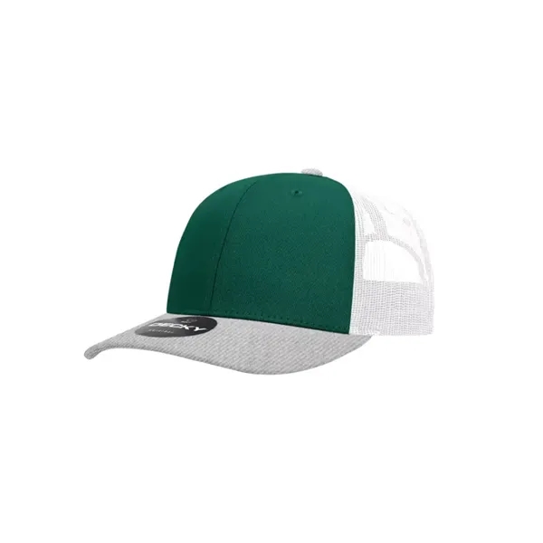 Decky Classic Trucker Cap with stitched eyelets, cotton sweatband, curved visor,... from ASI 72657 Active Life Promo
