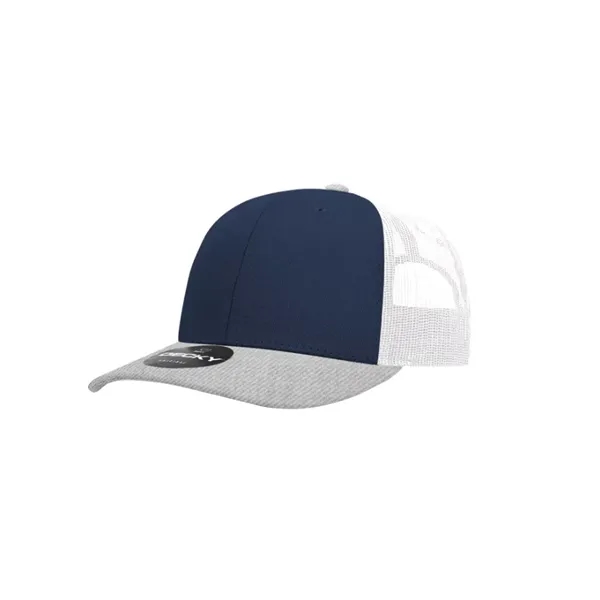 Decky Classic Trucker Cap with stitched eyelets, cotton sweatband, curved visor,... from ASI 72657 Active Life Promo