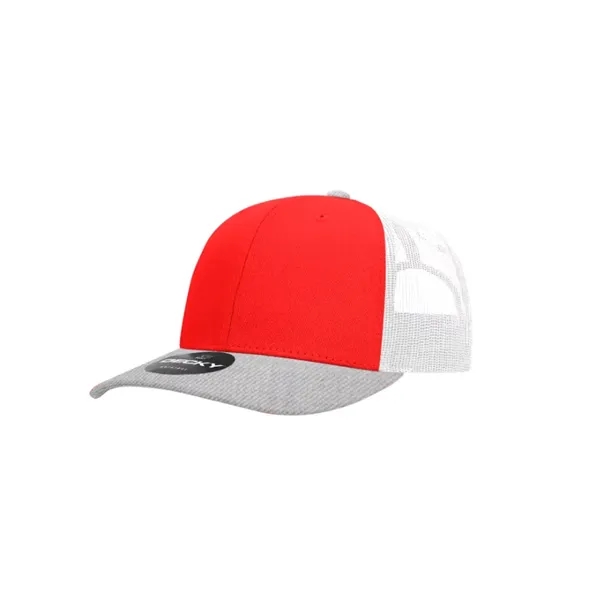 Decky Classic Trucker Cap with stitched eyelets, cotton sweatband, curved visor,... from ASI 72657 Active Life Promo