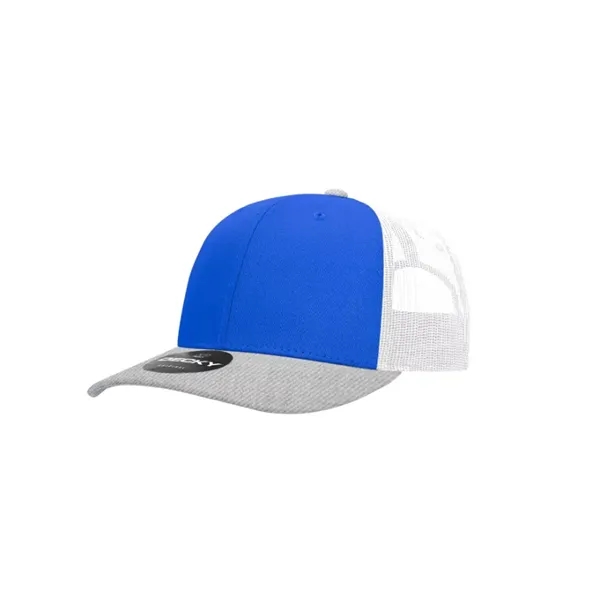 Decky Classic Trucker Cap with stitched eyelets, cotton sweatband, curved visor,... from ASI 72657 Active Life Promo