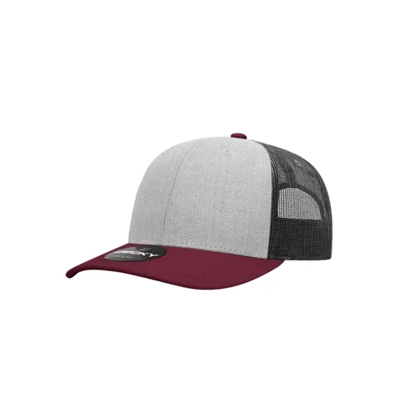 Decky Classic Trucker Cap with stitched eyelets, cotton sweatband, curved visor,... from ASI 72657 Active Life Promo