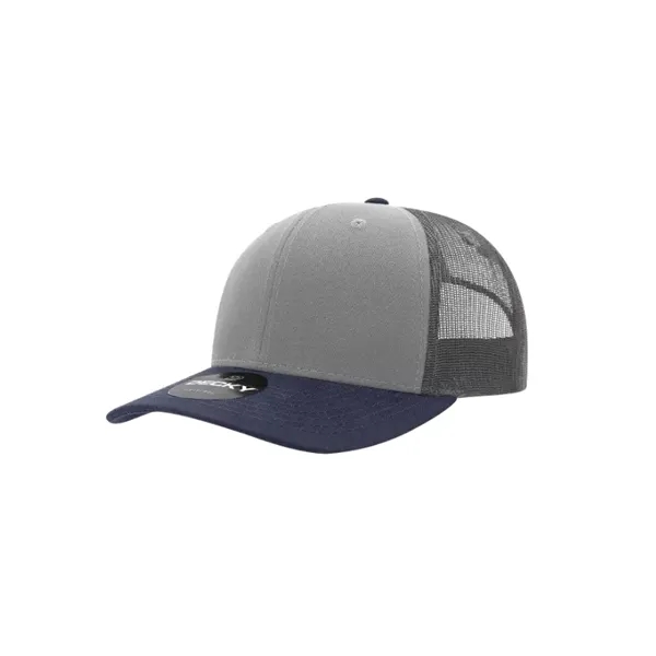 Decky Classic Trucker Cap with stitched eyelets, cotton sweatband, curved visor,... from ASI 72657 Active Life Promo