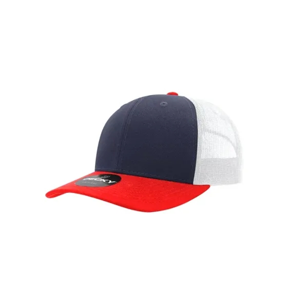 Decky Classic Trucker Cap with stitched eyelets, cotton sweatband, curved visor,... from ASI 72657 Active Life Promo