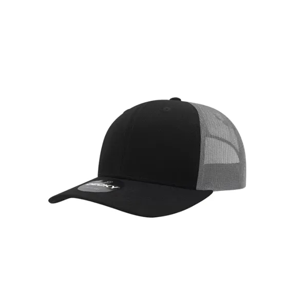 Decky Classic Trucker Cap with stitched eyelets, cotton sweatband, curved visor,... from ASI 72657 Active Life Promo